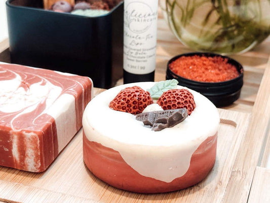 Intensi-Tea Strawberry Tea & Chocolate Kisses Solid Lotion Bar