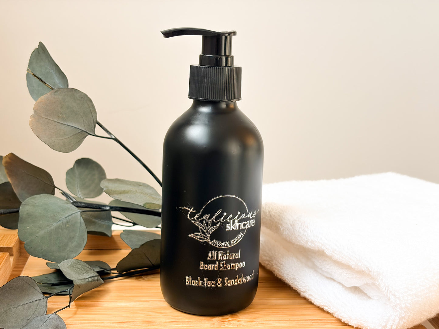 Black Tea & Sandalwood All Natural Beard Shampoo