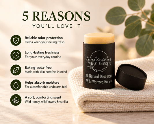 Warmed Wild Honey All Natural Deodorant