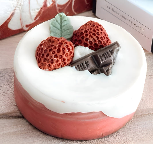Intensi-Tea Strawberry Tea & Chocolate Kisses Solid Lotion Bar