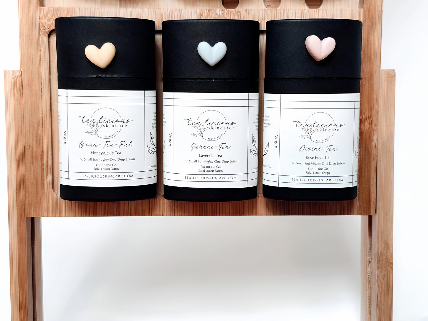 Adorabili-Tea Rose Petal & Ylang Ylang Travel Size Solid Lotion Drops (60)