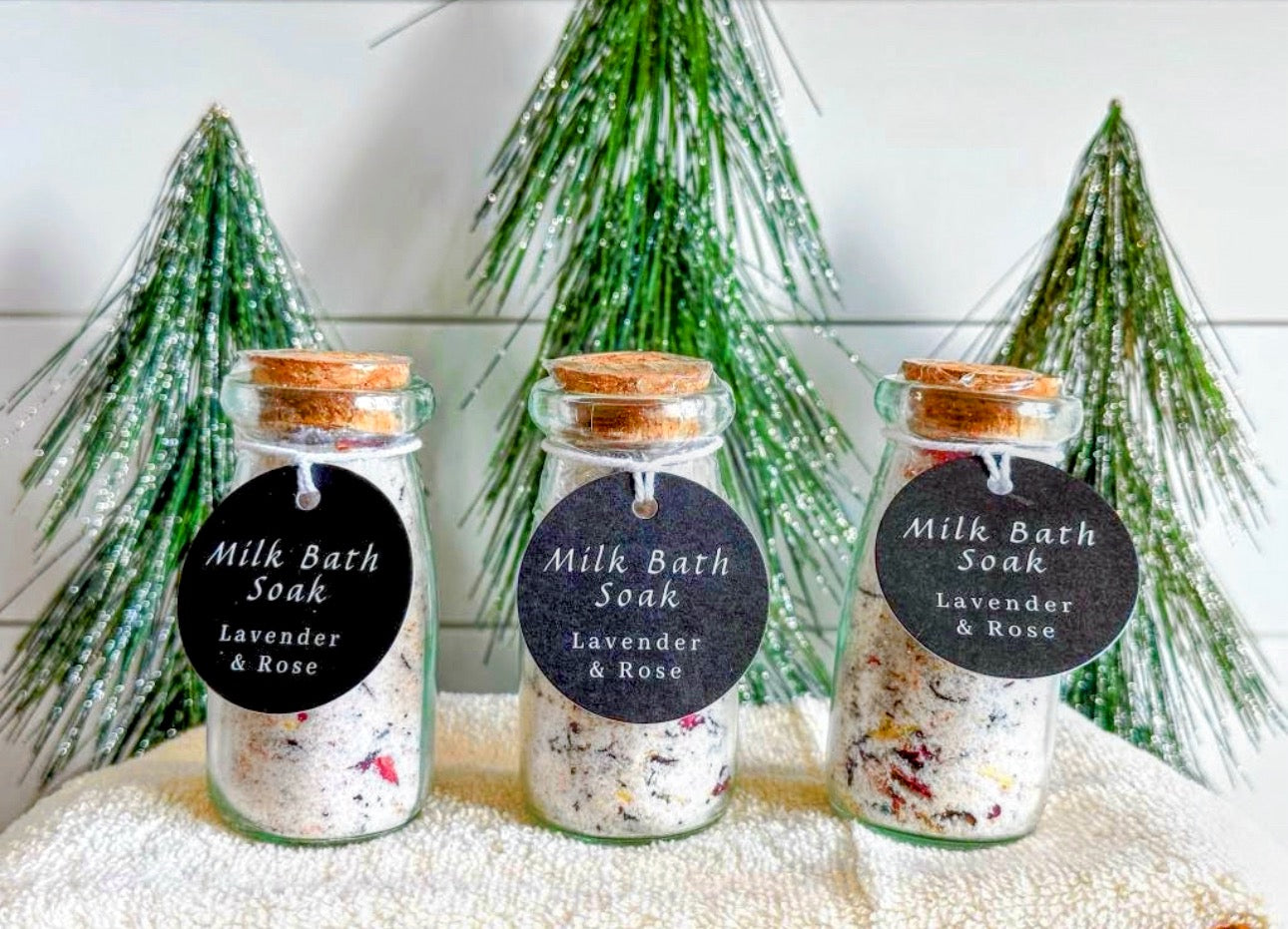 Milk Bath Bath Soak Lavender & Rose
