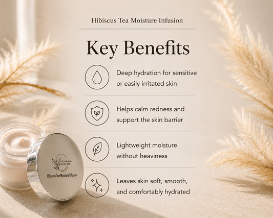 A Calming Botanical Hibiscus Moisture Infusion for Sensitive Skin