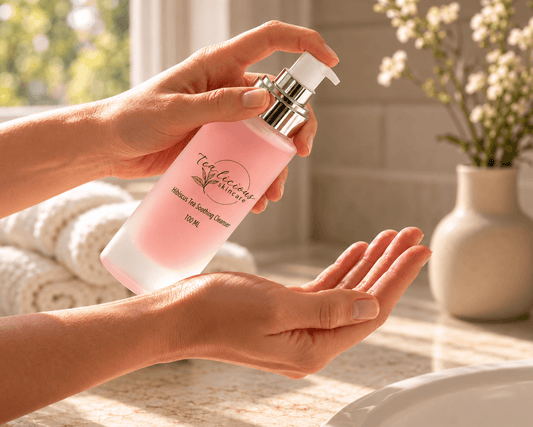 Hibiscus Cleanser for Sensitive Skin Soothing pH-Balanced
