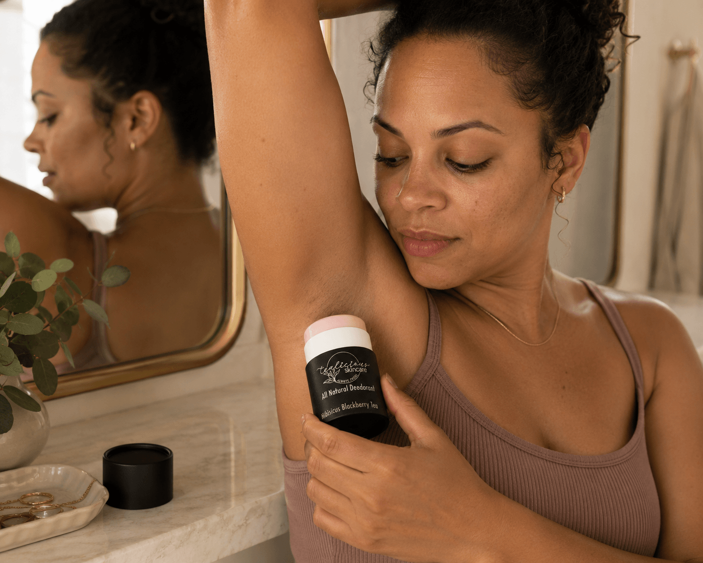 New!  Hibiscus Blackberry Tea All Natural Deodorant