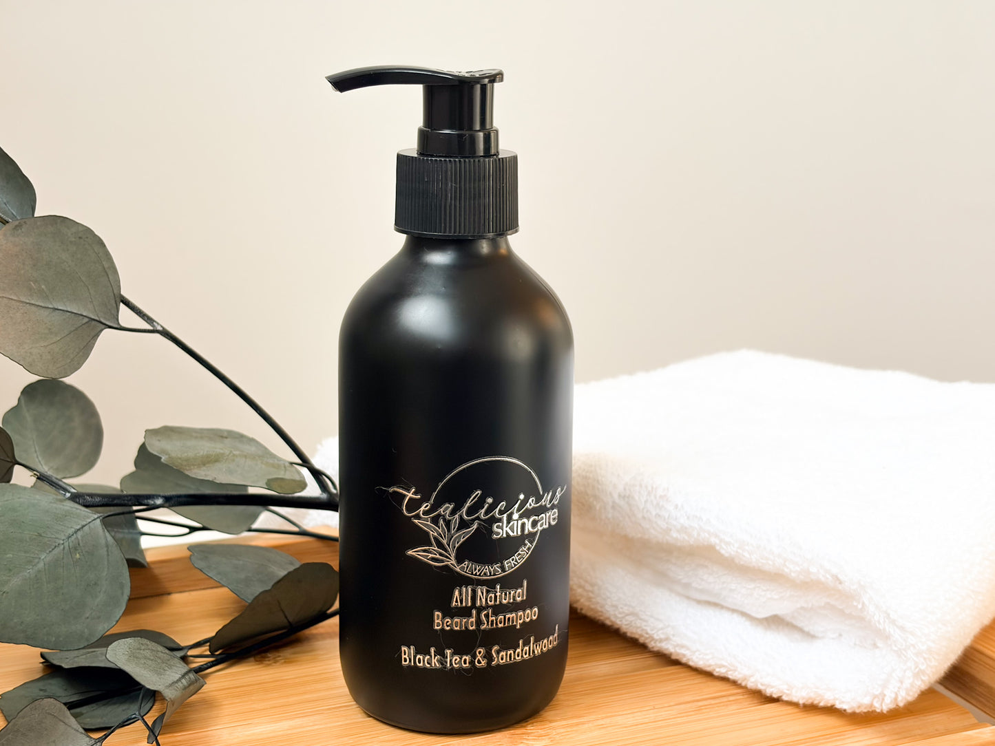 Black Tea & Sandalwood All Natural Beard Shampoo