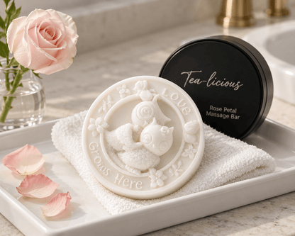 Natures Provision for Baby Rose Petal Tea Massage Bar