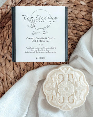 Handcrafted Solid Lotion Bars Tea-Licious Skincare