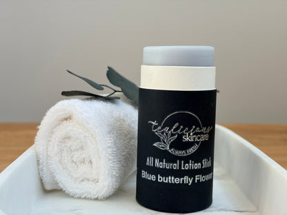Blue Butterfly Flower Lotion Bar