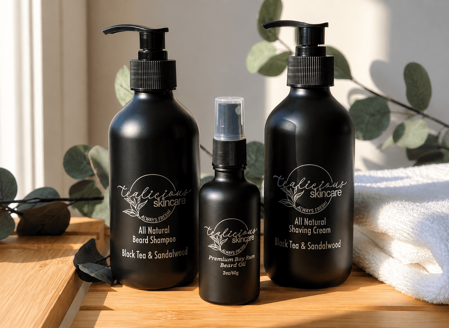 Black Tea & Sandalwood Men’s Shaving Cream