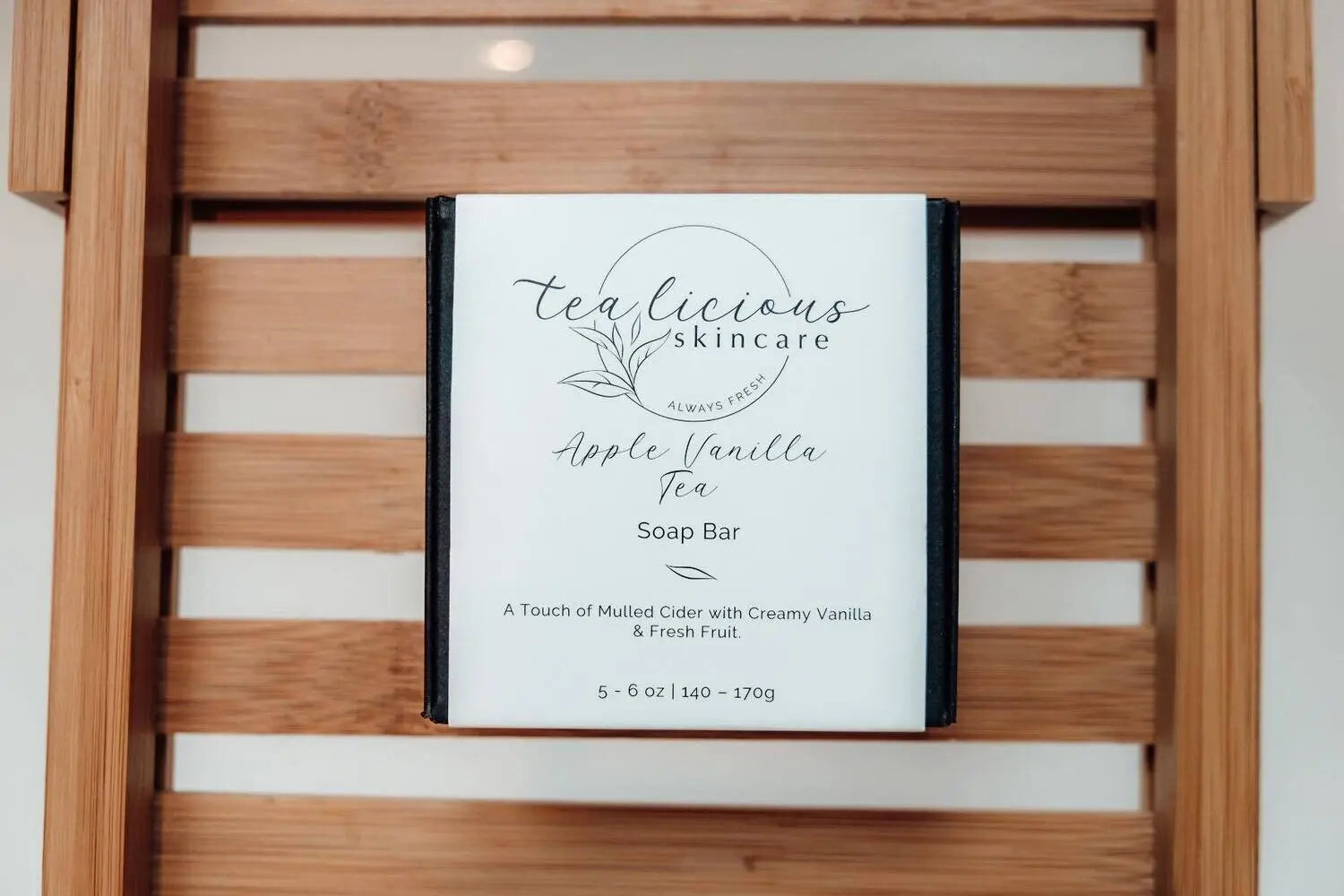 Apple Vanilla Tea Soap Bar - Tealicious Skincare