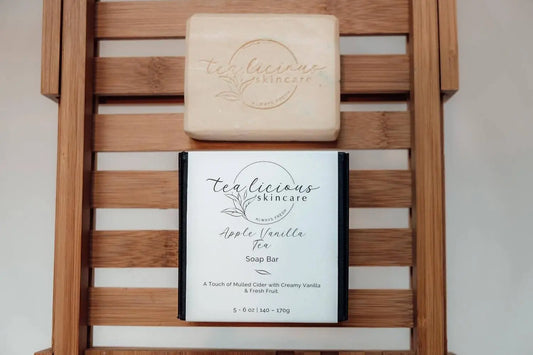 Apple Vanilla Tea Soap Bar - Tealicious Skincare
