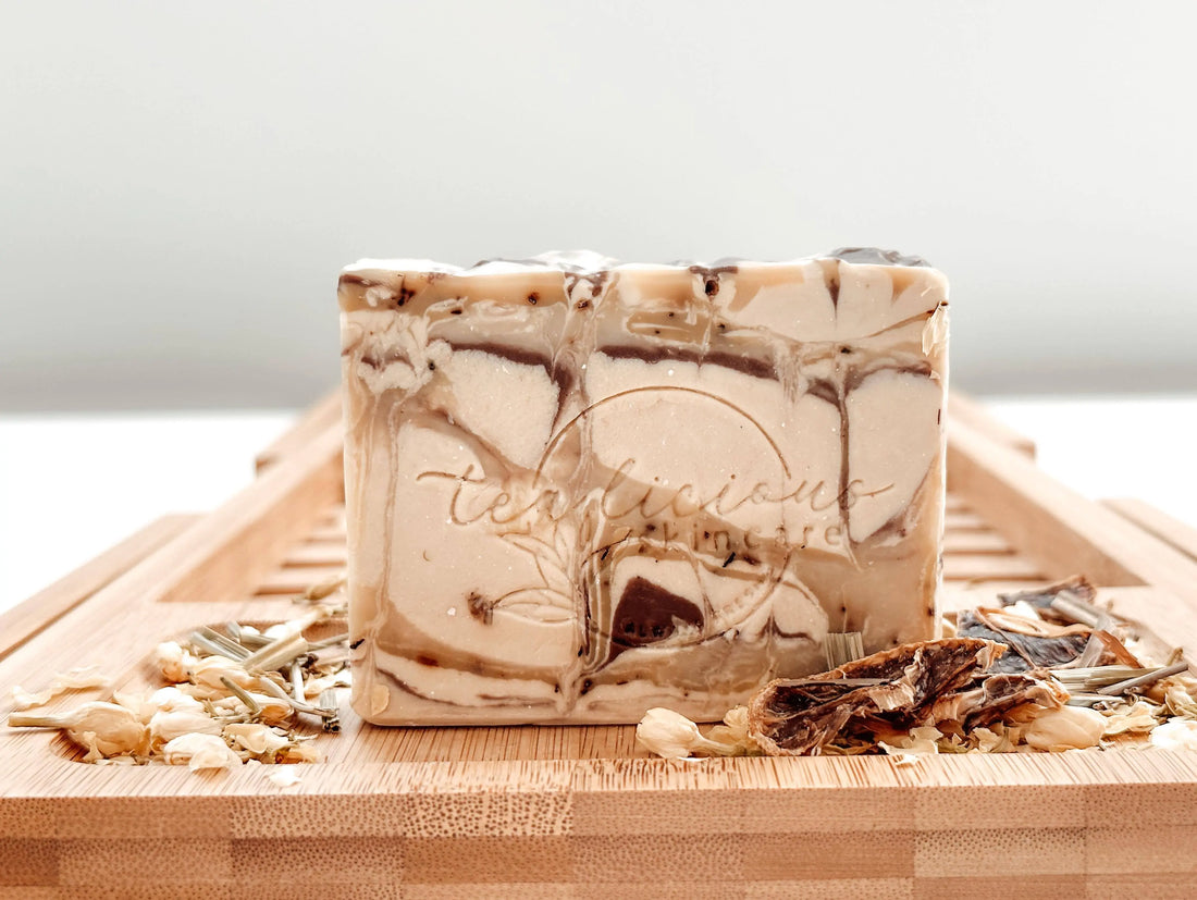 Detoxifying Rooibos Tea & Amber Patchouli Soap Bar Tea-Licious Skin Care