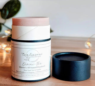 Divini-Tea Women’s All-Natural Deodorant  Rose Petal