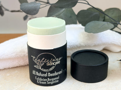 Calabrian Bergamot & Green Tangerine All Natural Deodorant