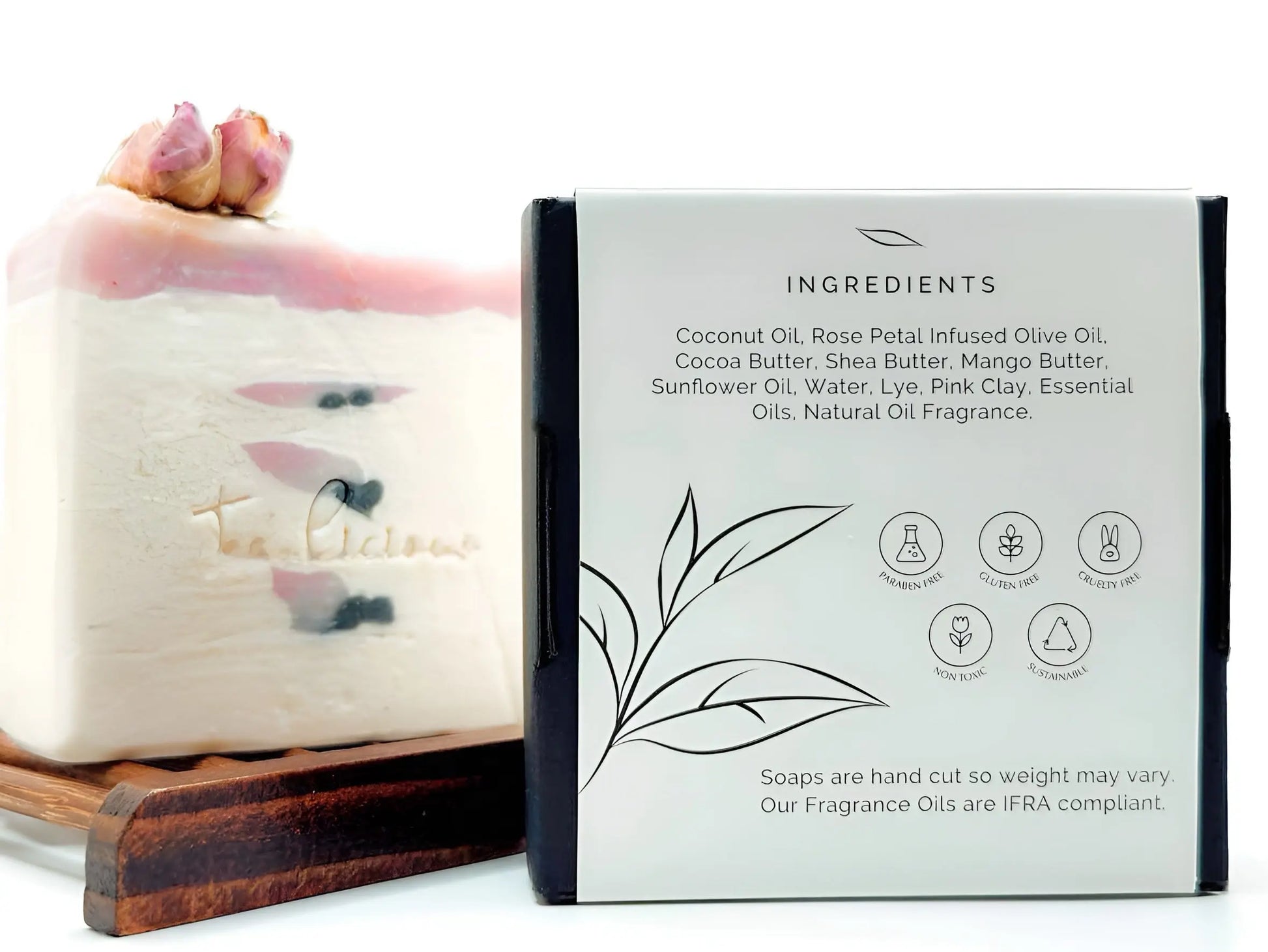 Rose Petal & Ylang Ylang Soap - Tealicious Skincare