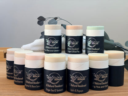 Black Tea & Sandalwood All Natural Deodorant