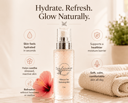 Hibiscus Tea Hydrating Mist                A Calming Hydration Boost
