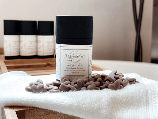 Haugh-Tea Cocoa Butter & Cashmere Travel Size Solid Lotion Drops (60)