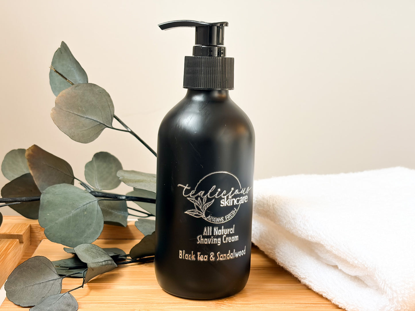 Black Tea & Sandalwood Men’s Shaving Cream