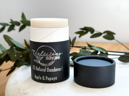 Apple & Papaya All Natural Deodorant