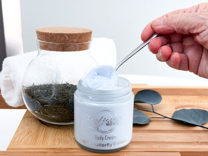 Blue butterfly Flower Body Cream