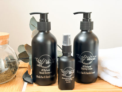 Black Tea & Sandalwood All Natural Beard Shampoo