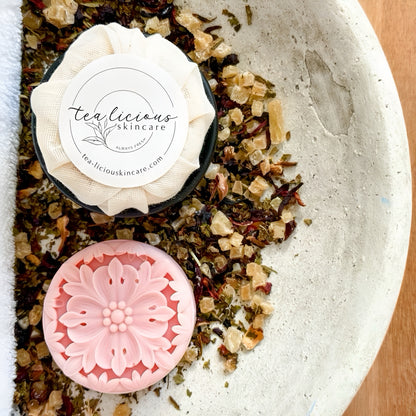 Adorabili-Tea Rose Petal Tea & Ylang Ylang Solid Lotion Bar