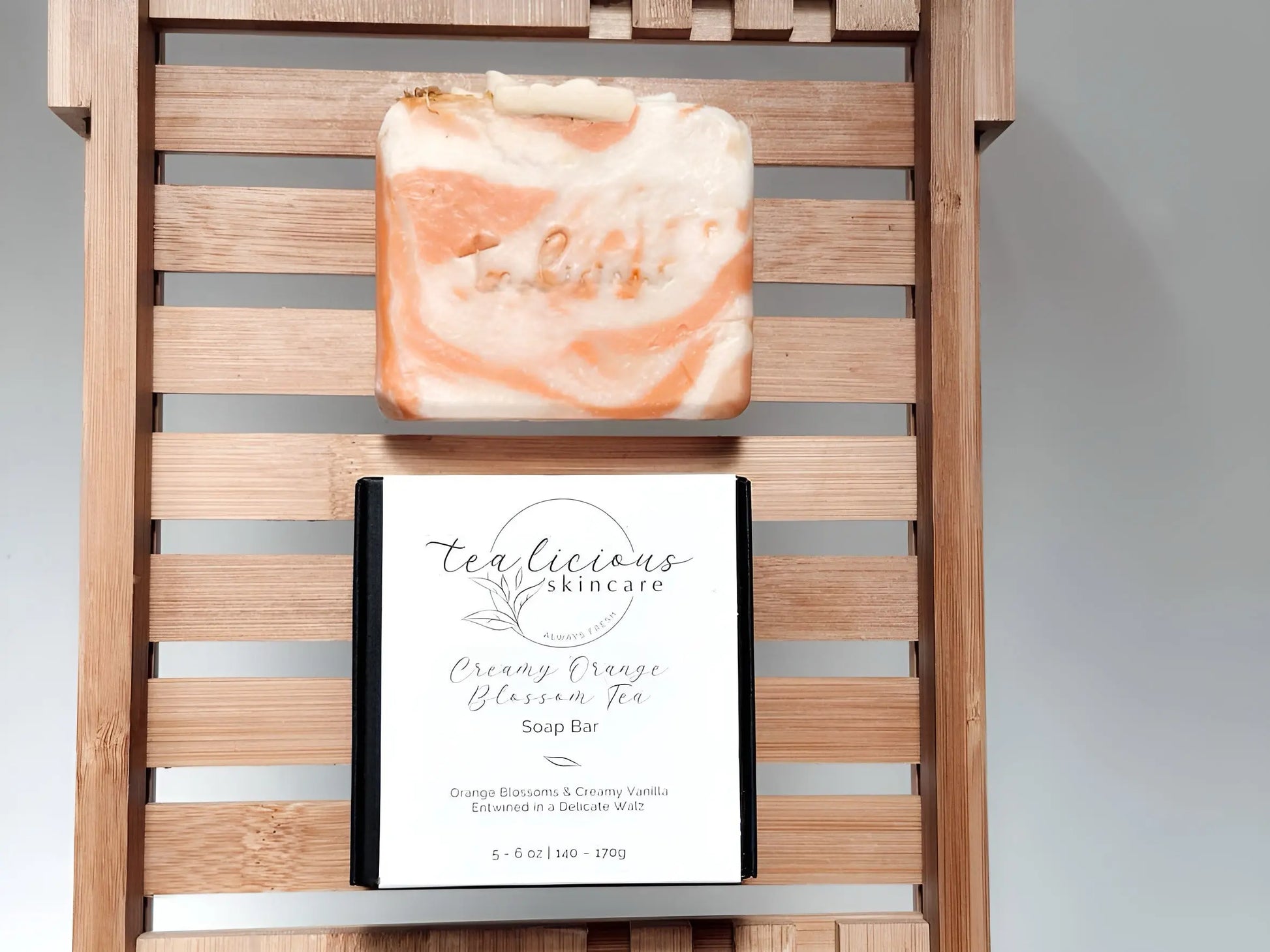 Creamy Orange Blossom Tea Soap Bar Tea-Licious Skin Care