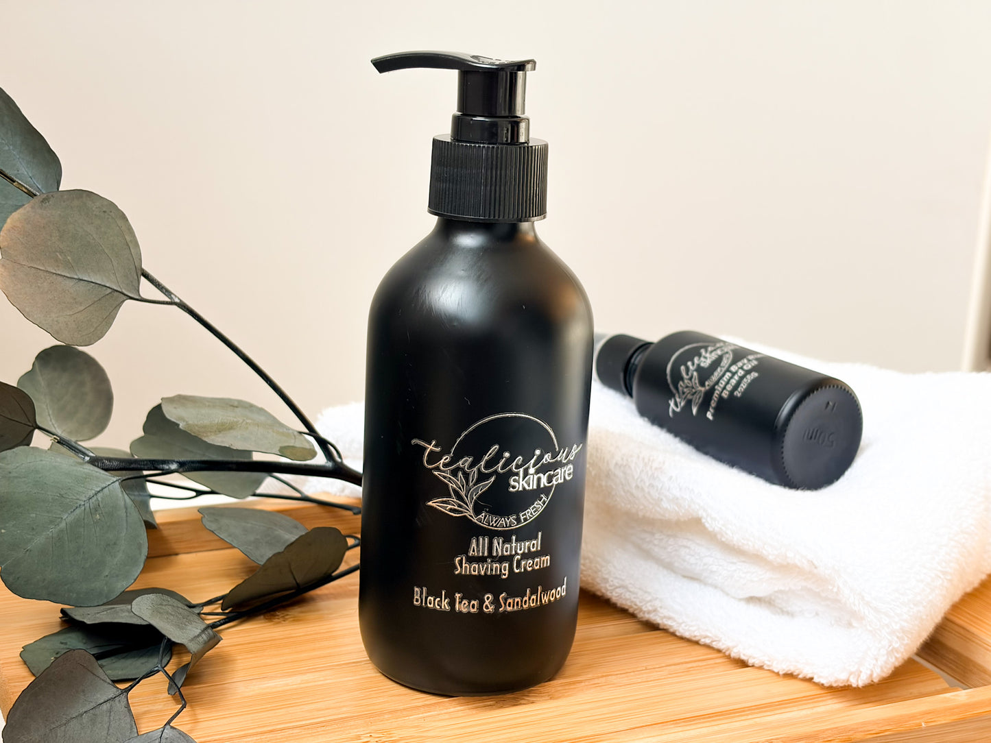 Black Tea & Sandalwood Men’s Shaving Cream