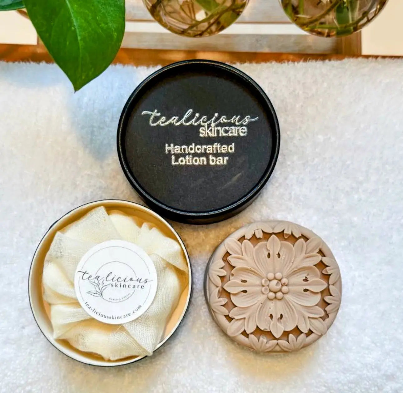 Handcrafted Solid Lotion Bars Tea-Licious Skincare