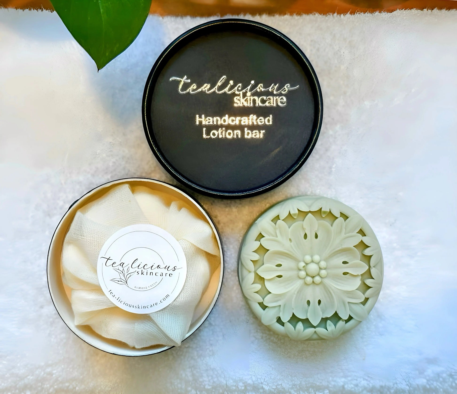 Handcrafted Solid Lotion Bars Tea-Licious Skincare