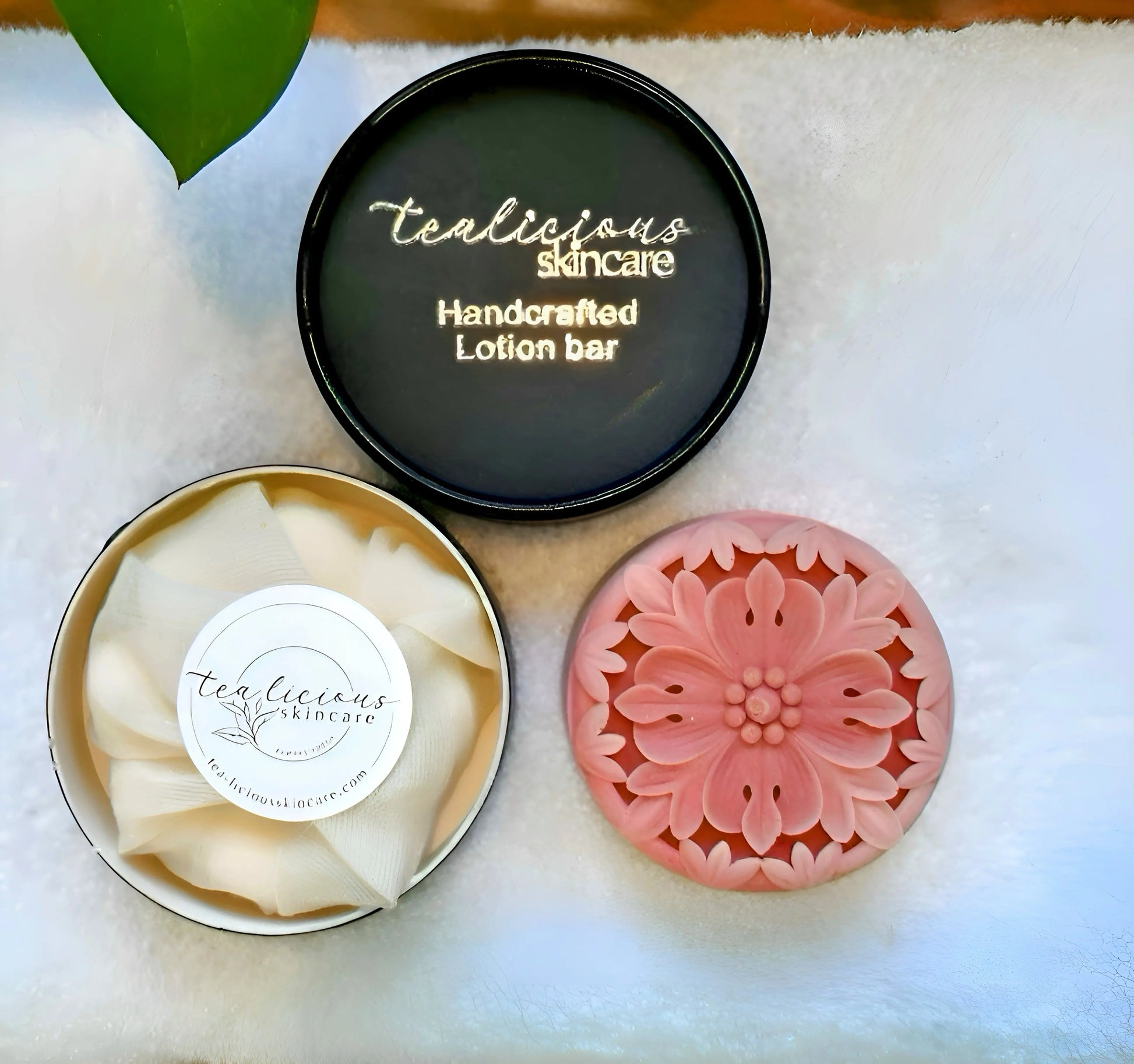 Handcrafted Solid Lotion Bars Tea-Licious Skincare