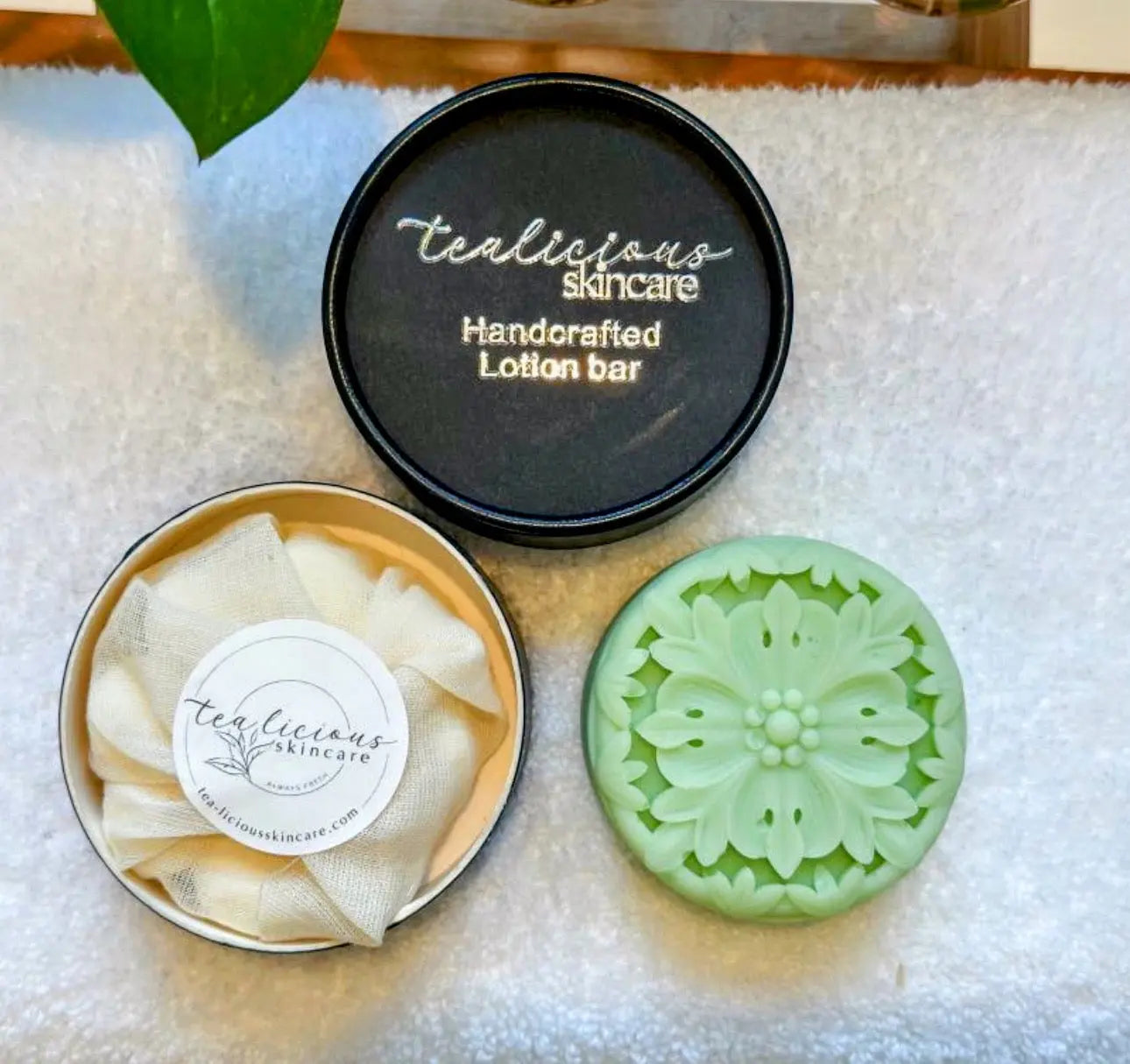 Handcrafted Solid Lotion Bars Tea-Licious Skincare