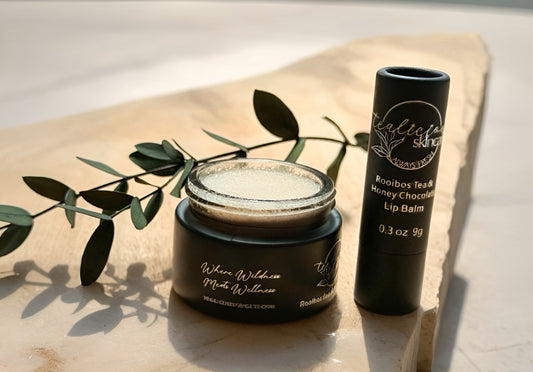 NEW! Rooibos Tea Honey Chocolate All Natural Lip Balm + Lip Scrub Treatment