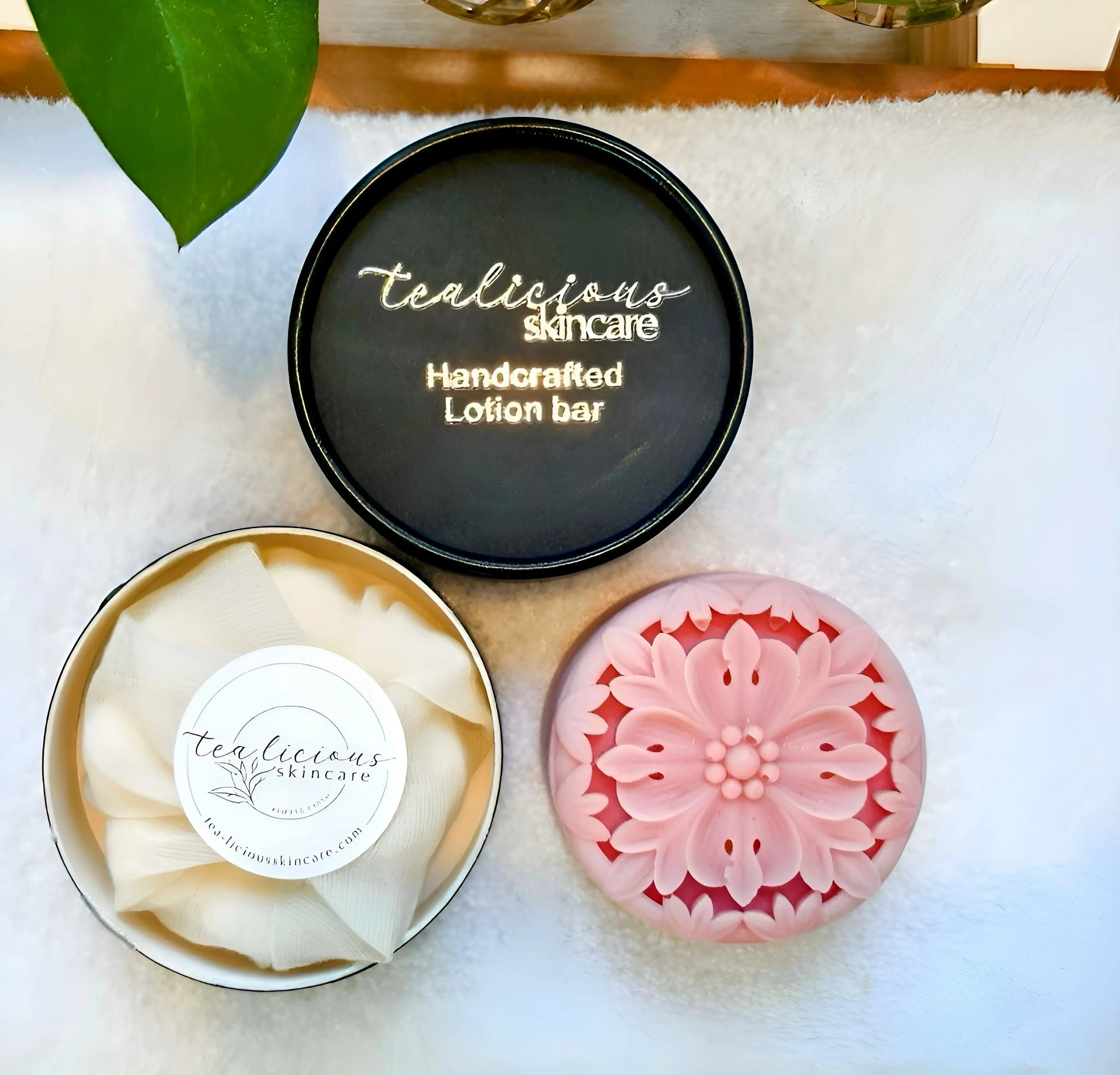 Handcrafted Solid Lotion Bars Tea-Licious Skincare