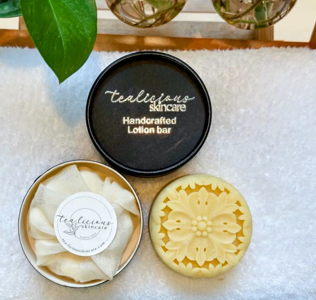 Handcrafted Solid Lotion Bars Tea-Licious Skincare