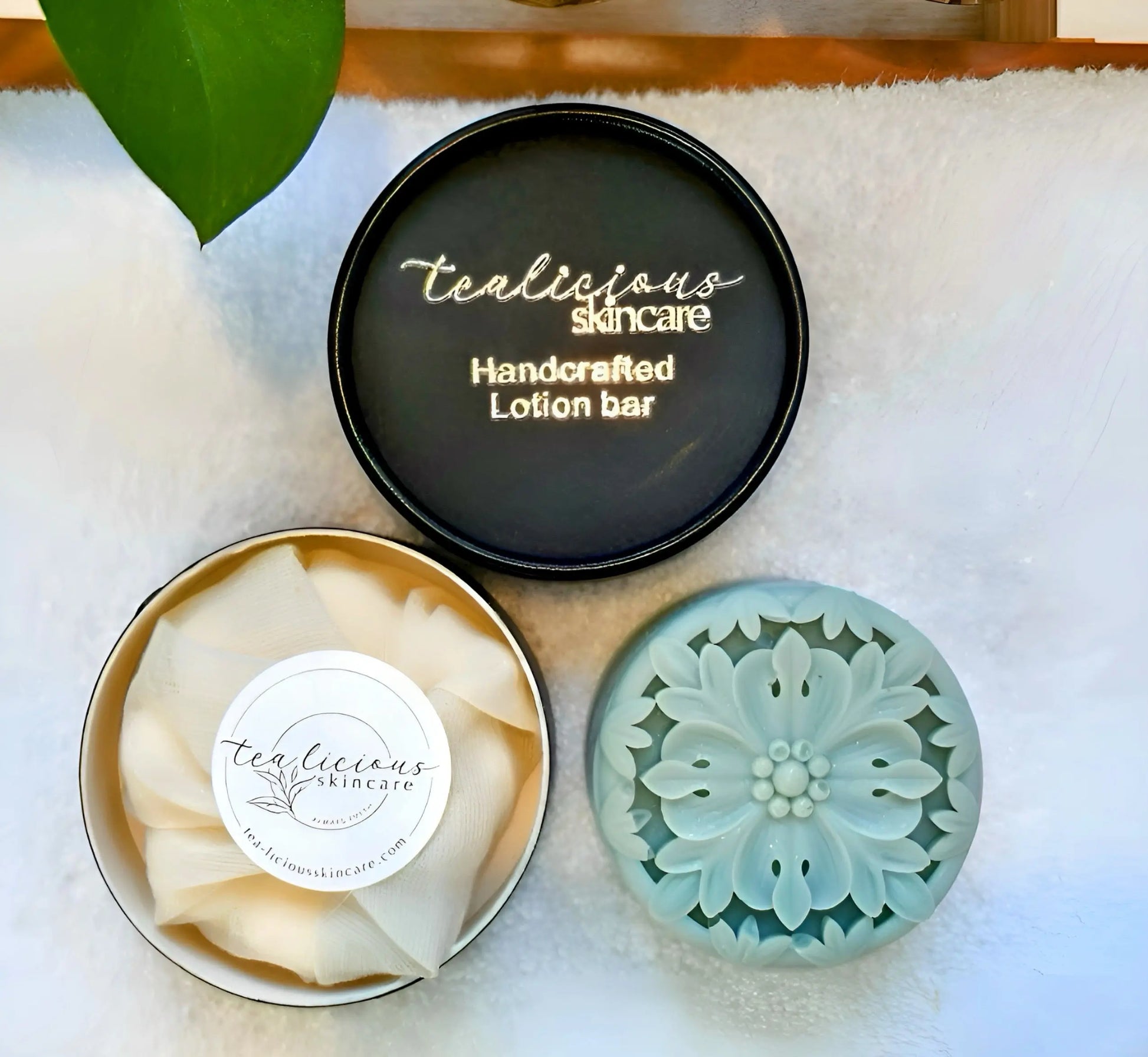 Handcrafted Solid Lotion Bars Tea-Licious Skincare