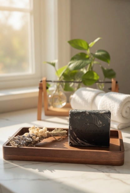 Cold Press Black Tea & Sandalwood Men's Soap Bar