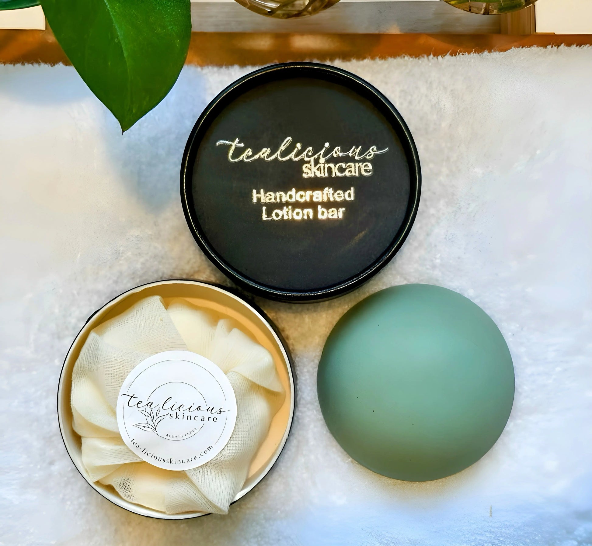 Handcrafted Solid Lotion Bars Tea-Licious Skincare