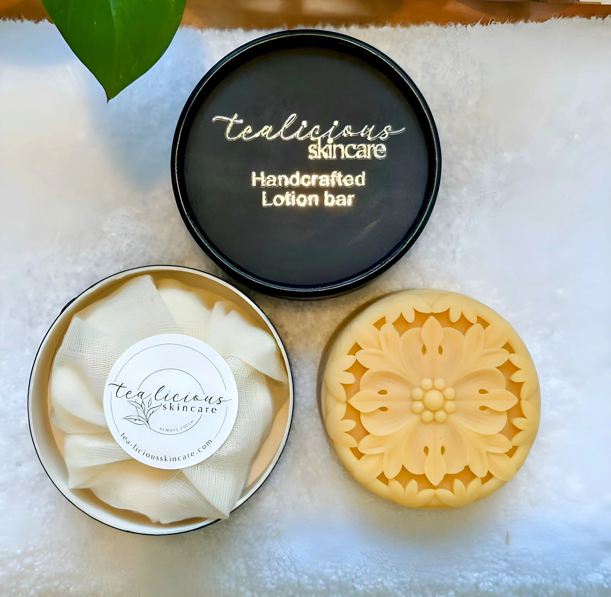 Handcrafted Solid Lotion Bars Tea-Licious Skincare