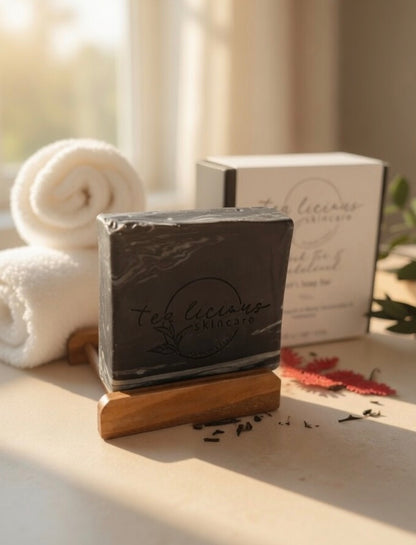 Cold Press Black Tea & Sandalwood Men's Soap Bar