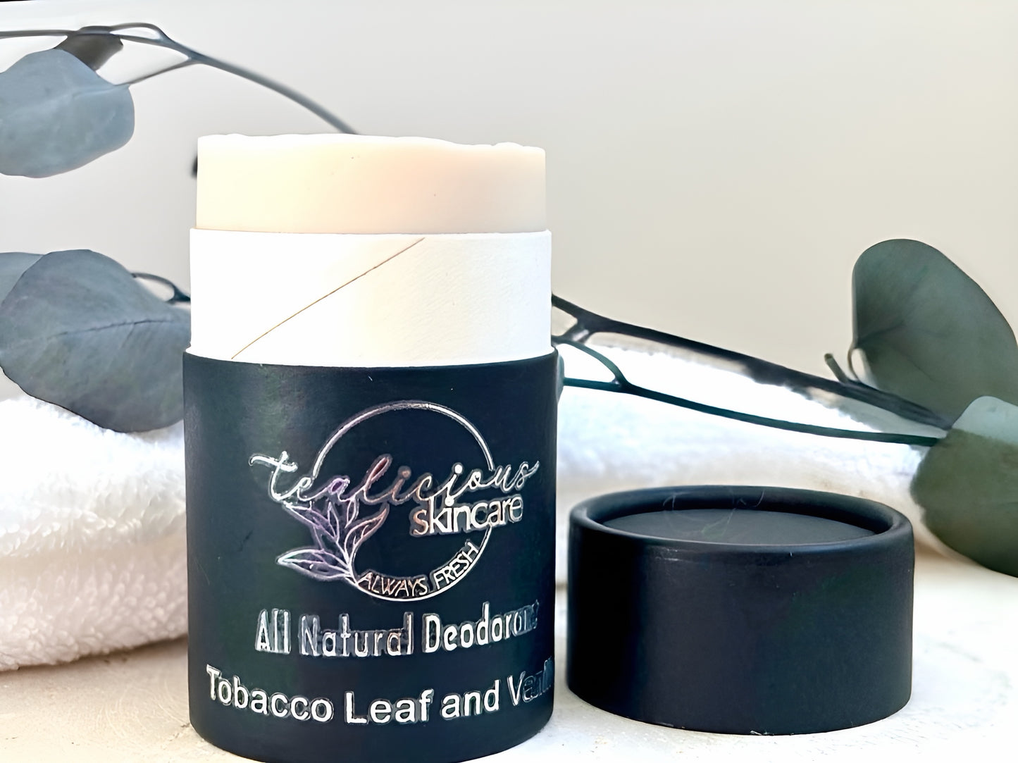 Tobacco Leaf and Vanilla All Natural Deodorant