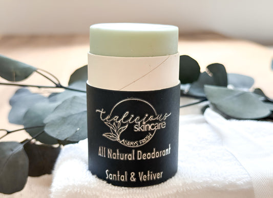 Santal and Vetiver All Natural Deodorant