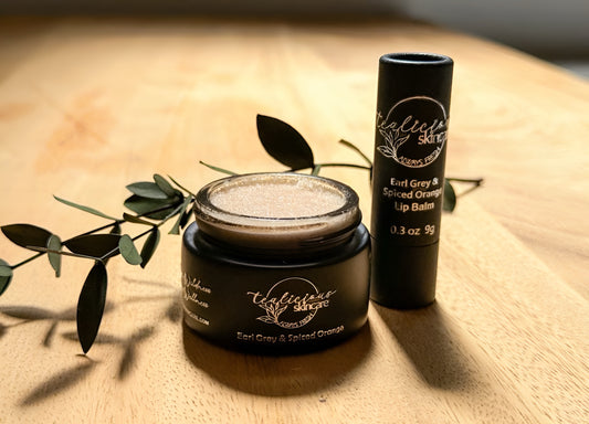 NEW! Earl Grey Tea and Spiced Orange Tea All Natural Lip Balm + Lip Scrub Treatment