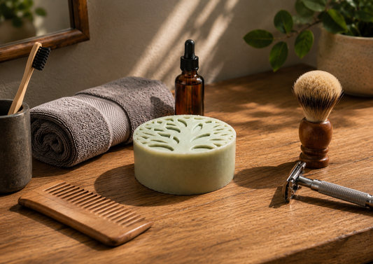 Men’s Bamboo & Hemp Solid Lotion Bar