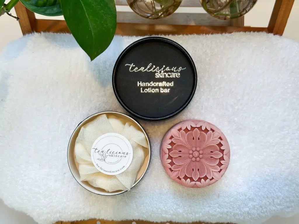 Handcrafted Solid Lotion Bars Tea-Licious Skincare