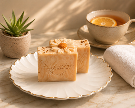 Creamy Orange Blossom Tea Soap