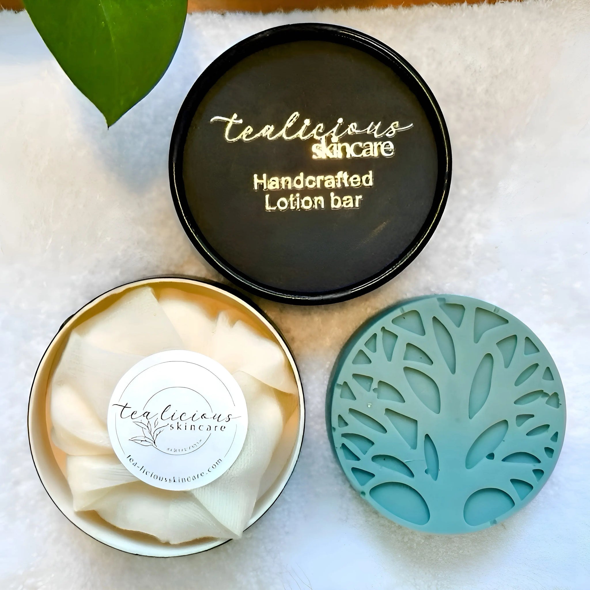 Affibili-Tea Men’s All Natural Green Tea and Hemp Lotion Bar Tea-Licious Skincare