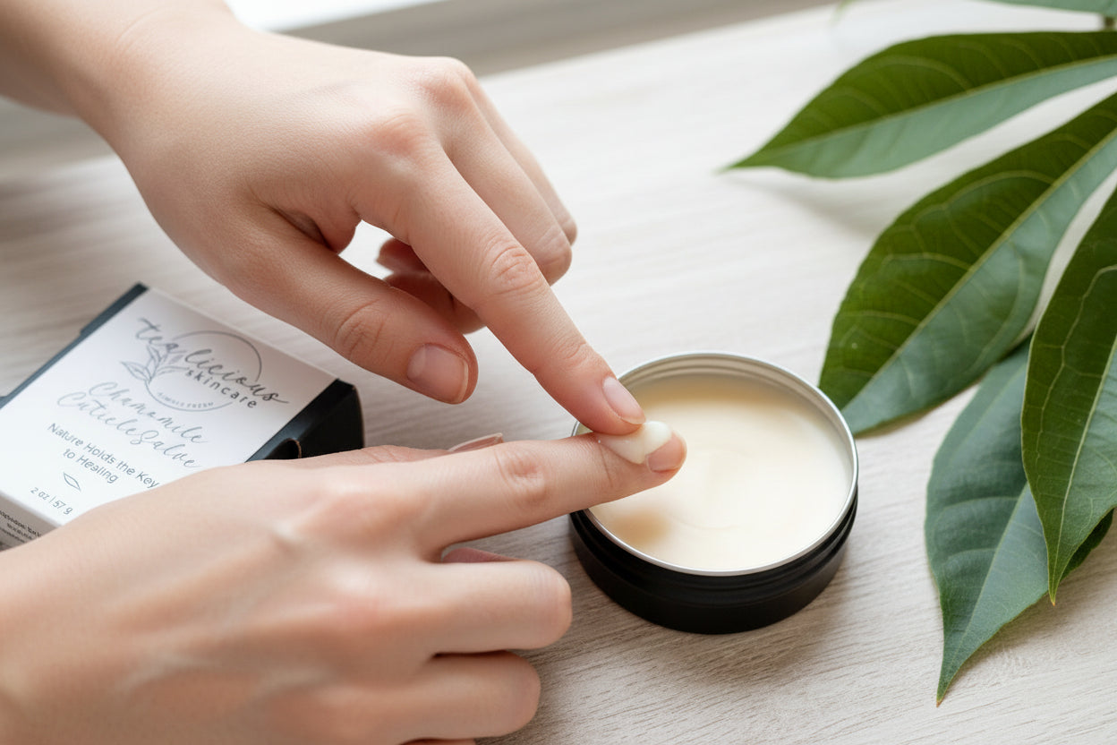Chamomile Tea Cuticle Salve with Vitamin E
